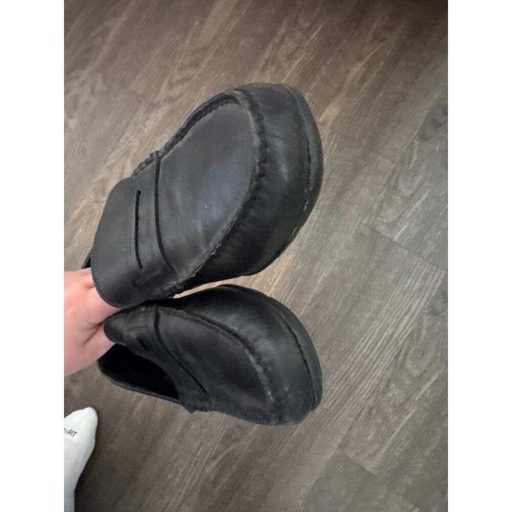 Men's Coach Reagan 100% Leather Penny Driving Loafers size 11 in Black - Picture 2 of 6